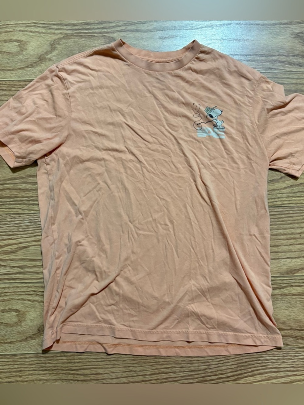 American Eagle Peanuts Snoopy Fishing AE Shirt Medium